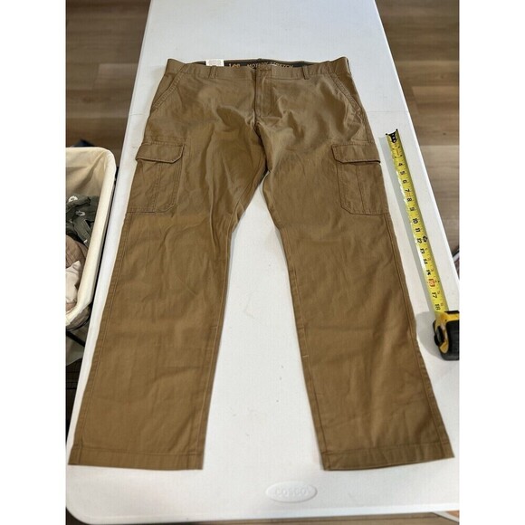 Lee Premium Select Cargo Pants Mens 40x32 Regular Straight Brown Motion Stretch - Picture 1 of 10